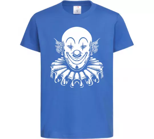 Дитяча футболка Clown Яскраво-синій фото
