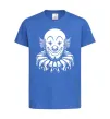 Детская футболка Clown Ярко-синий фото