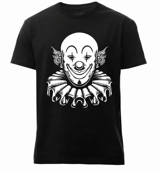 Мужская премиум футболка Clown Черный фото