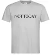 Мужская футболка Not today game of thrones Серый фото