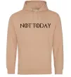 Чоловіча толстовка (худі) Not today game of thrones Пісочний фото