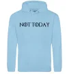 Чоловіча толстовка (худі) Not today game of thrones Блакитний фото