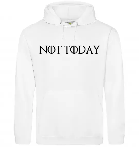 Жіноча толстовка (худі) Not today game of thrones Білий фото