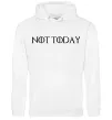 Жіноча толстовка (худі) Not today game of thrones Білий фото
