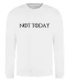 Світшот Not today game of thrones Білий фото