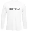 Лонгслів Not today game of thrones Білий Лонгслів Not today game of thrones Білий фото
