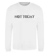 Свитшот Not today game of thrones Белый фото