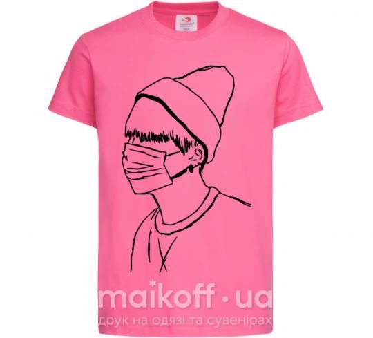 Детская футболка Шуга Ярко-розовый фото