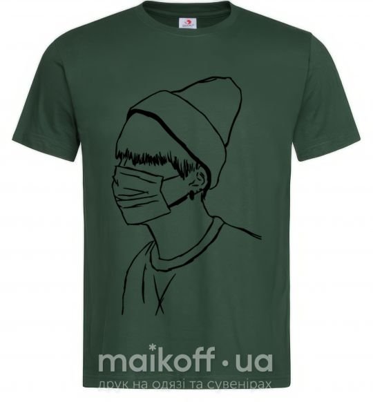 Чоловіча футболка Шуга Темно-зелений фото