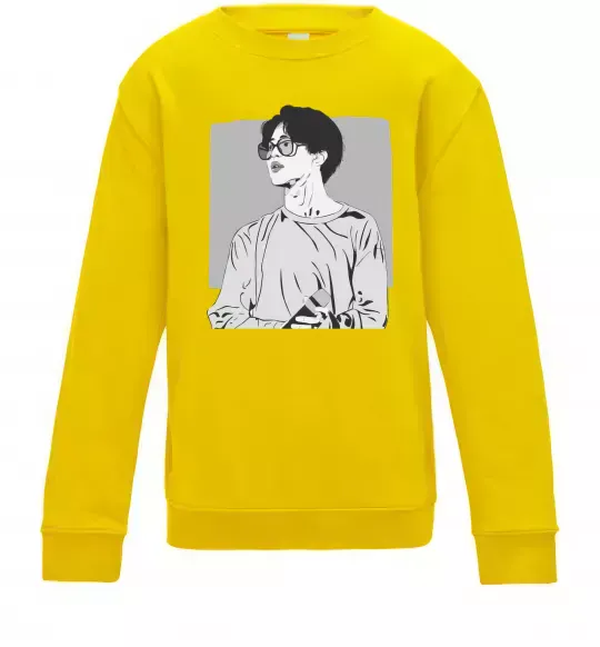 Дитячий світшот Чимин Сонячно жовтий фото