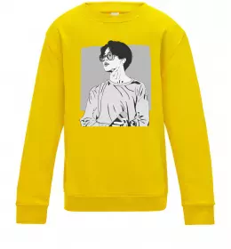 Дитячий світшот BTS for FILA Сірий меланж фото