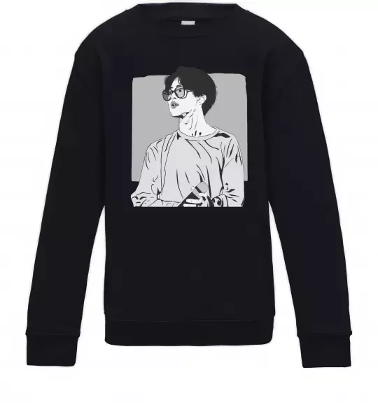 Дитячий світшот Чимин Чорний фото