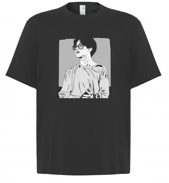 Футболка Оверсайз Чимин Чорний фото