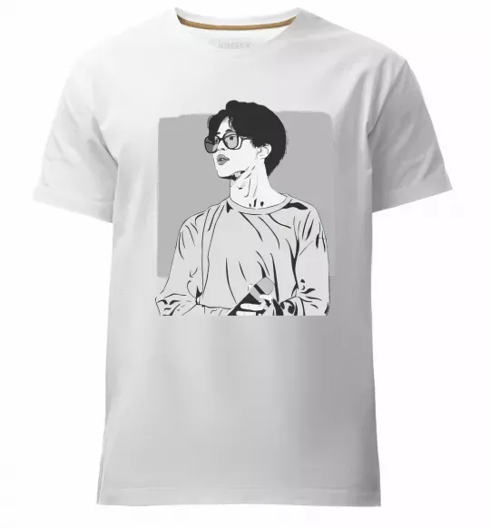 Мужская премиум футболка Чимин Белый фото