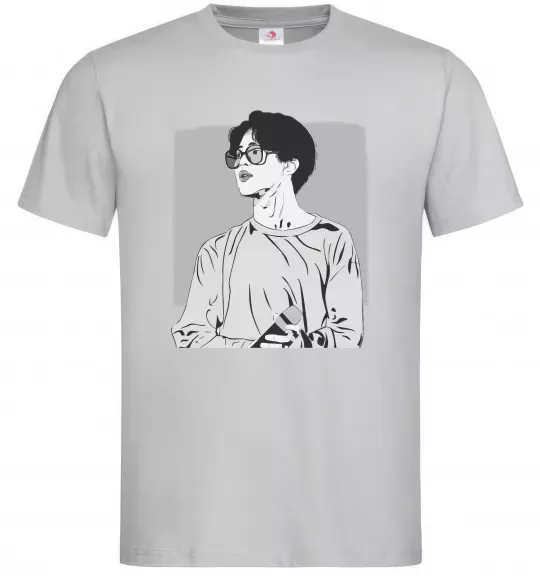 Мужская футболка Чимин Серый фото