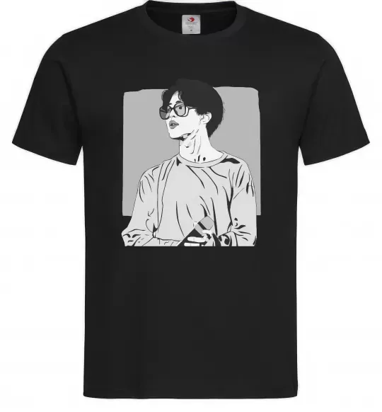 Мужская футболка Чимин Черный фото