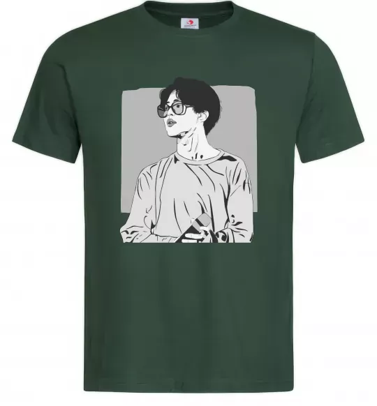 Мужская футболка Чимин Темно-зеленый фото