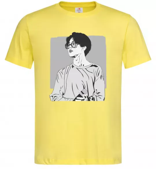 Мужская футболка Чимин Лимонный фото