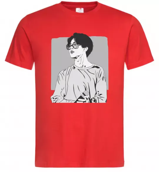 Мужская футболка Чимин Красный фото