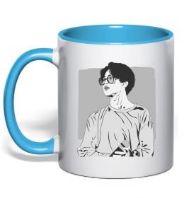 Чашка з кольоровою ручкою Чимин Чашка з кольоровою ручкою Чимин