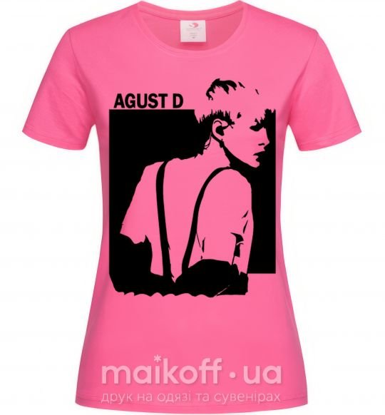 Жіноча футболка August D Яскраво-рожевий фото