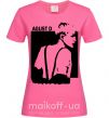 Женская футболка August D Ярко-розовый фото