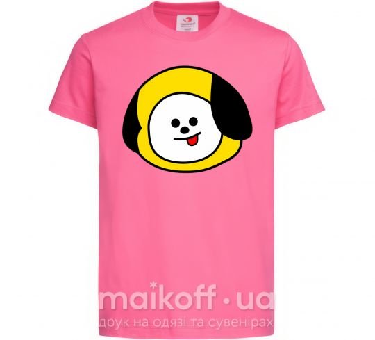 Дитяча футболка Chimmy Яскраво-рожевий фото