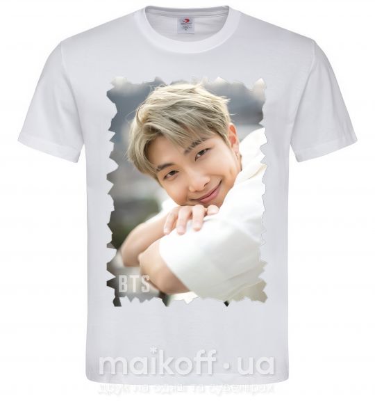 Мужская футболка RM bts Белый фото