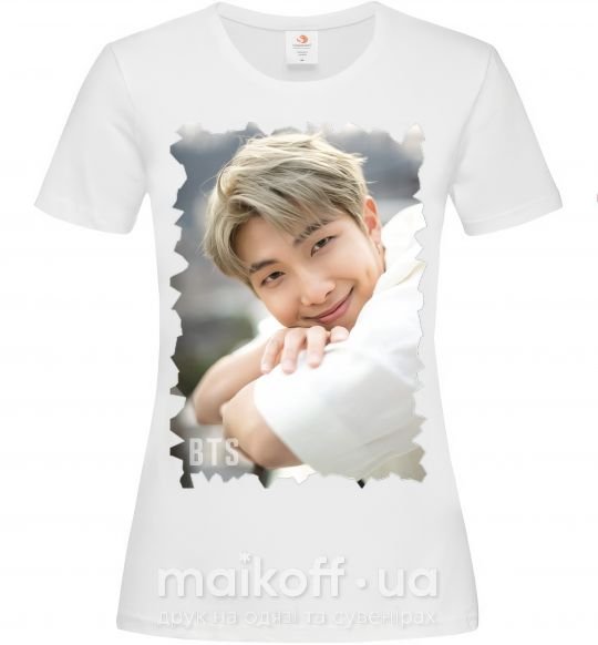 Женская футболка RM bts Белый фото