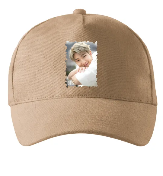 Кепка RM bts Песочный фото