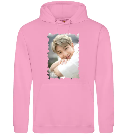 Женская толстовка (худи) RM bts Розовый фото