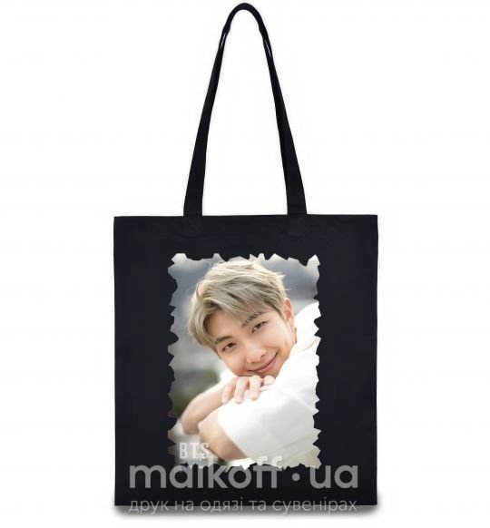 Еко-сумка RM bts Чорний фото