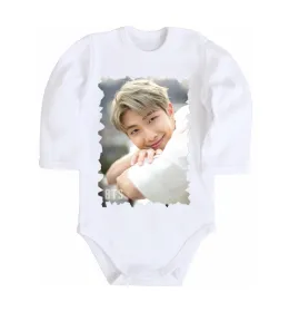 Детский боди RM bts Белый фото
