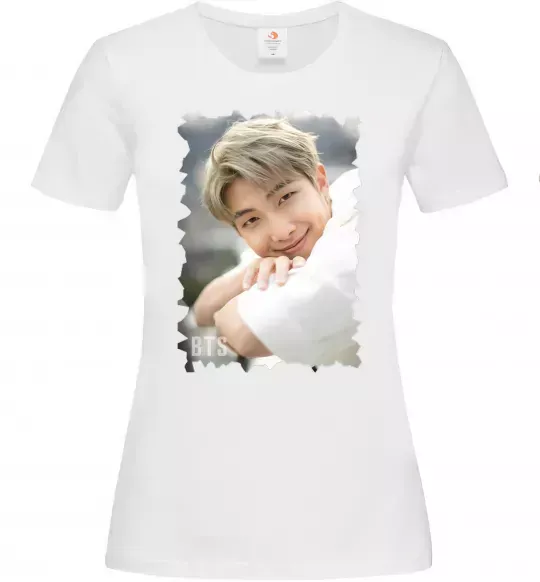 Жіноча футболка RM bts Білий фото