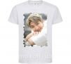 Детская футболка RM bts Белый фото