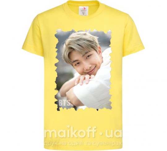 Детская футболка RM bts Лимонный фото