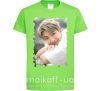 Детская футболка RM bts Лаймовый фото