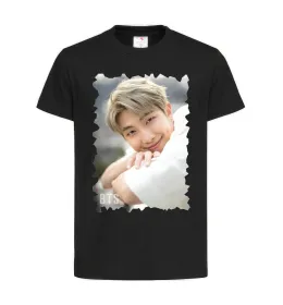 Детская футболка RM bts Черный фото
