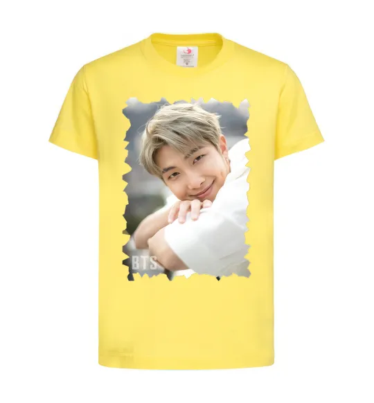 Детская футболка RM bts Лимонный фото