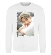 Світшот RM bts Білий фото