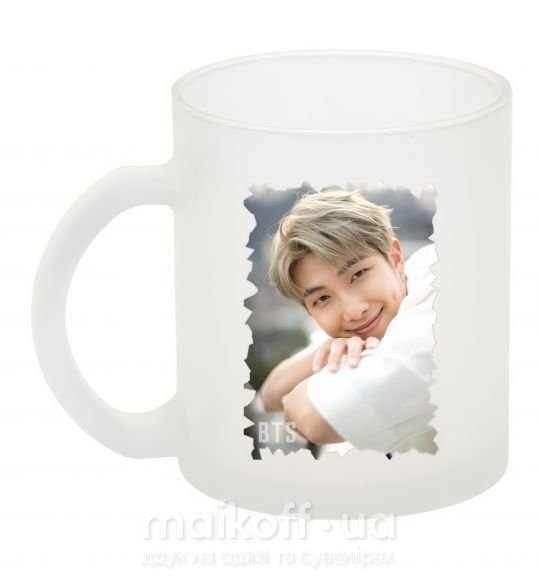 Чашка стеклянная RM bts Фроузен фото