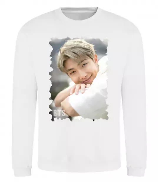 Світшот RM bts Білий фото