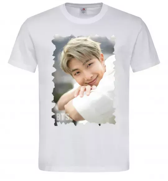 Мужская футболка RM bts Белый фото