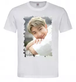 Чоловіча футболка RM bts Білий фото