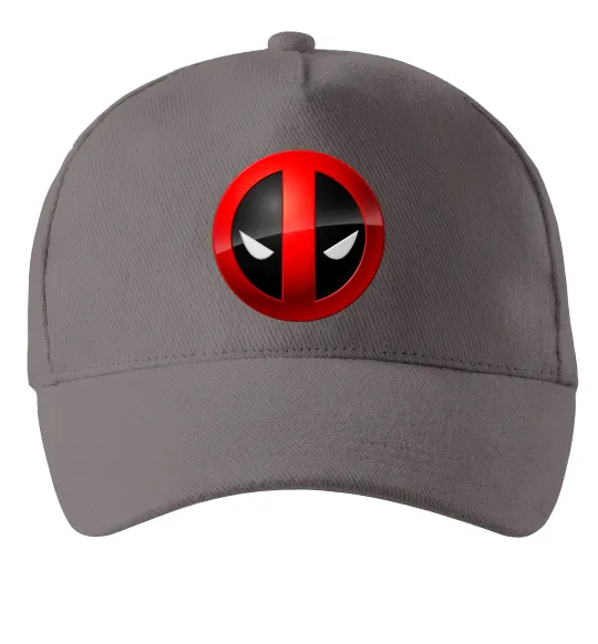 Кепка Deadpool face logo Сірий фото