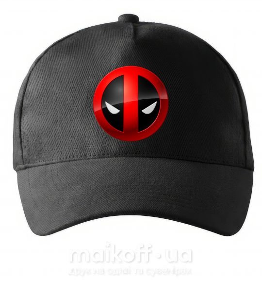 Кепка Deadpool face logo Чорний фото