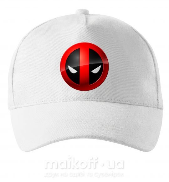 Кепка Deadpool face logo Білий фото