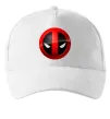 Кепка Deadpool face logo Белый фото