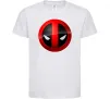 Дитяча футболка Deadpool face logo Білий фото