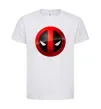 Детская футболка Deadpool face logo Белый фото